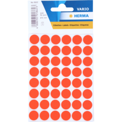 31862 ETIKETT FARESIGNAL RØD 12MM