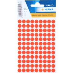 4008705018425 Etiket Farveprik Rød 8mm