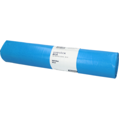 S160B SØPPELSEKK 160L BLÅ/HVIT