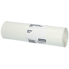 SM60V Sopsäck Matavfall 60L Vit