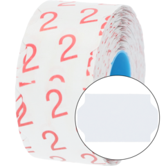 7340002237855 Prisetikett 32x19mm G2 Vit