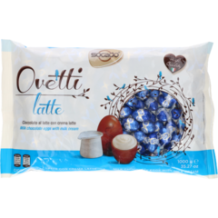 12136 Chokladägg Latte Små 1 kg