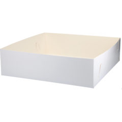 10513911 Tårtkartong botten vit 390x390x110mm