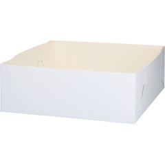 1052828120 Pastry Box Base White 280x280x100mm