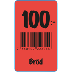 915408 TARRA: BRÖD 100:- 30X50MM