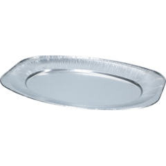 V35-1 Oval Serving Platter Aluminum 35x24cm