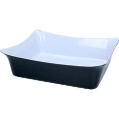 TB3312W Fleur Crock Black/White GN 1/2