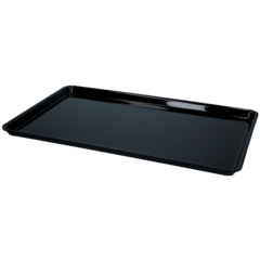 TD9218-1 Black Plexiglass Display Tray GN 1/1