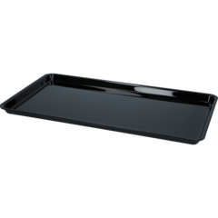 TD3339-1 Black Plexiglass Display Tray GN 3/4