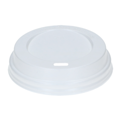 CH6 Lock till pappersmugg 18cl plast vit