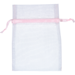 550121717 Organzapåse Rosa 12,5x17cm
