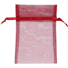 550121719 Organzapåse Vinröd 12,5x17cm