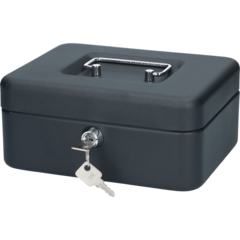 17029 Pengeskab Sort 200x150x80mm