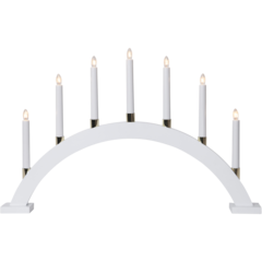 21940 Ljusstake Star Trading Gillian Båge Vit