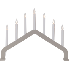 23022 Candle holder Star Trading House Beige 7 candles