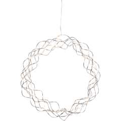 69037 Deko Krans Curly Krom