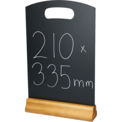 18854 Bordsskylt Griffel med handtag på fot 21x33,5cm