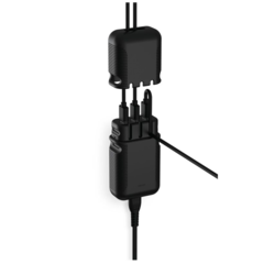 10146 Unisynk Multiladdare Black