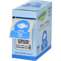 66473 Etiket LabelFresh Allergener Fisk