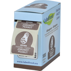 66468 Etiket LabelFresh Allergener Jordnød