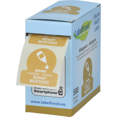 66467 Etiket LabelFresh Allergener Sennep