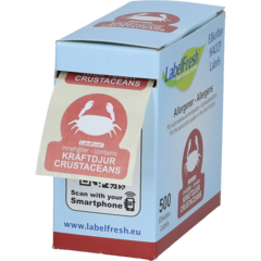 66470 Etiket LabelFresh Allergener Skaldyr