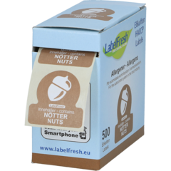 66479 Etiket LabelFresh Allergener Nødder