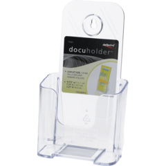 66021 Acrylic Brochure Holder 1/3 A4 Single Pocket