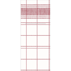 88494 BESTIKKLOMME HVIT/RØD 40X40