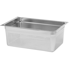 PAT14 Kantin GN Patina 200mm Perforerad rostfritt