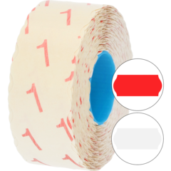 DAHL3 Prisetikett 26x12mm G1