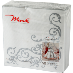 88318 SERVIETT AIRLAID POMP 40X40CM