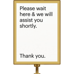 LU6700 Skylthållare A4 Mässing/Krom