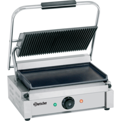 ASKOA150676 Bartscher Paninigrill 1GR Räfflad & Slät - Klämgrill