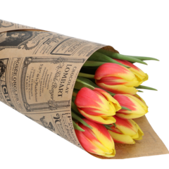 969895 Blomsterpapper Tidning 75cm