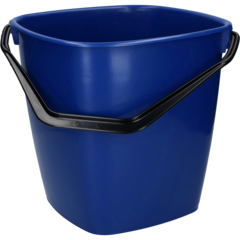 106362 BØTTE FIRKANTET PLAST 14L BLÅ