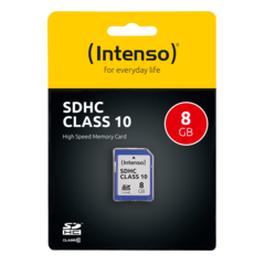 3411460 Minneskort SDHC Intenso 8GB