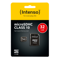 3413480 Minneskort Micro SDHC Intenso 32GB