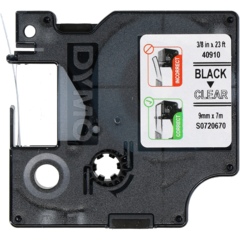40910 Dymo Merkesnor D1 Sv/Tr 9Mm