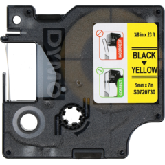 40918 Dymo D1 Merkestrimler Sv./Gul