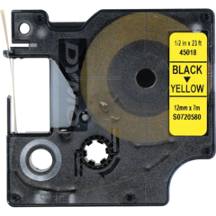 45018 Dymo D1 Merkestrimler Sv./Gul