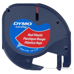 91223 Dymo Letra Merkesnor Rød Plast