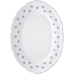 PAT90 Oval Tallrik G. Benedikt Verona Valbella