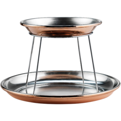 PAT203 Patina Skaldjursfat i Koppar/Tenn