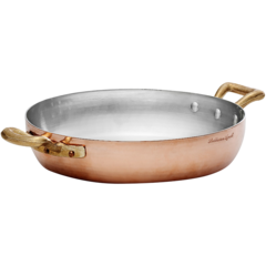 110CUM28 Kopparpanna med Handtag Agnelli