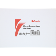 28903 Skrivkort Esselte Linjerat Vit A5