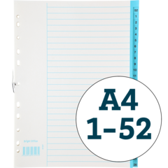 7420032 Pärmregister Papper A4 1-52