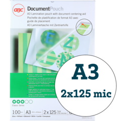 IB581038 LAMINERINGSLOMME A3 125MIC