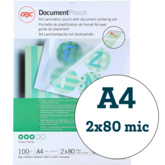 IB585036 LAMINERINGSLOMME A4 80 MIC