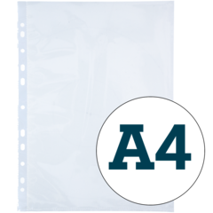 56066 PLASTLOMME A4 KLAR 0,06 100ST